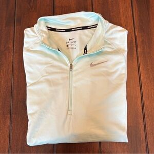 Nike Running Dri-Fit Swoosh Women’s 1/4 Zip Long Sleeve Pullover Top Size L
